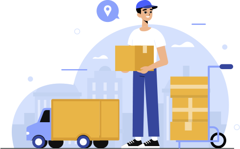 배송 안내 일러스트
